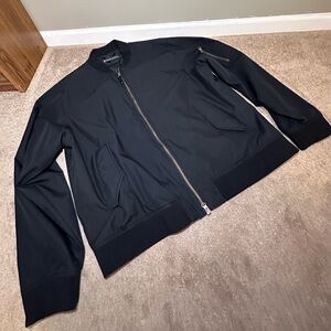 Everlane Mens Black Bomber Jacket